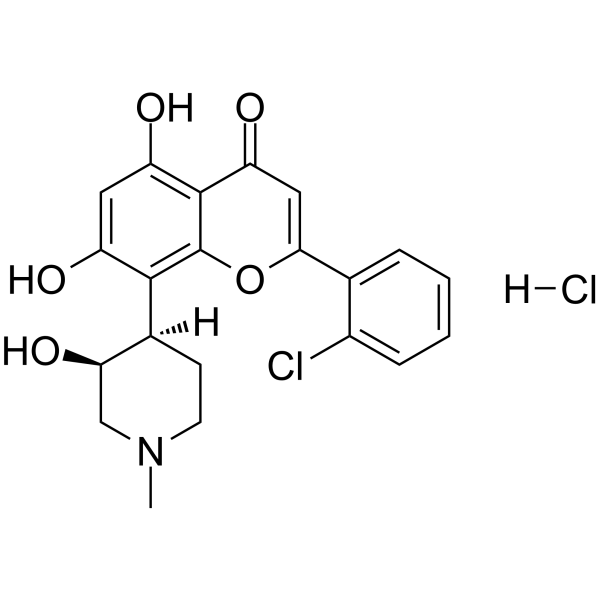 Flavopiridol Hydrochloride Chemical Structure