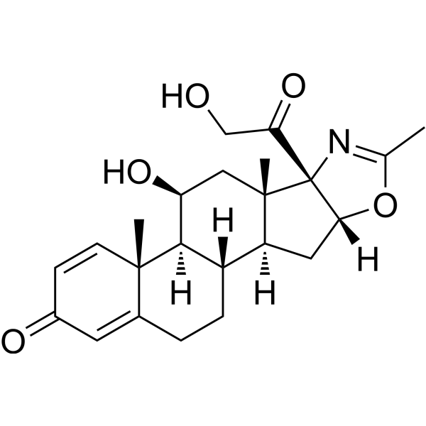 21-Desacetyldeflazacort Chemical Structure