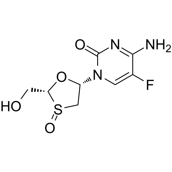Emtricitabine S-oxide Chemical Structure