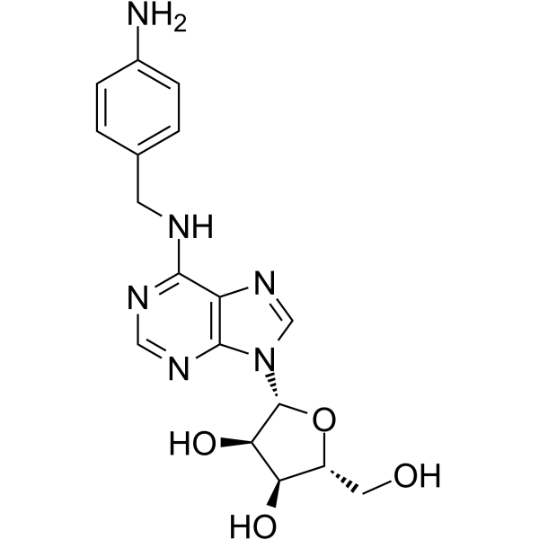 <em>N-[(4</em>-<em>Aminophenyl</em>)<em>methyl</em>]<em>adenosine</em>