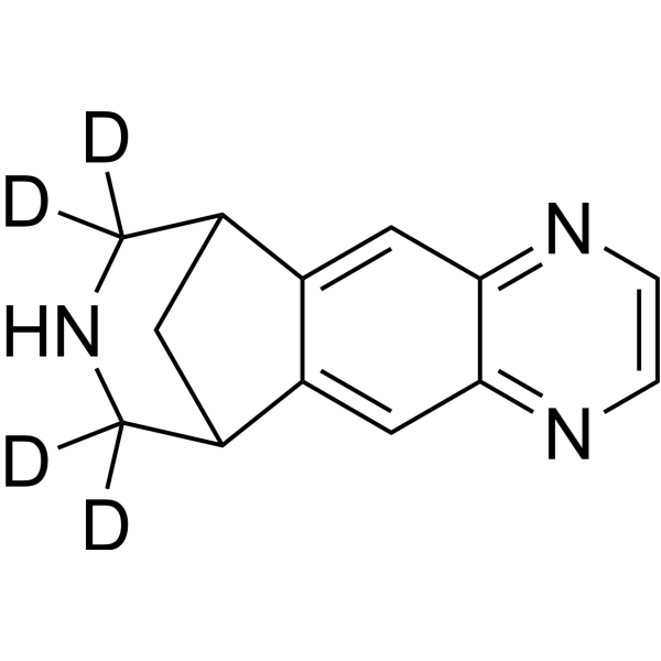 Varenicline-d<sub>4</sub> Chemical Structure