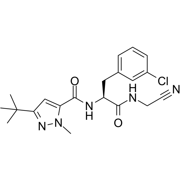 Cathepsin inhibitor 1 Chemical Structure