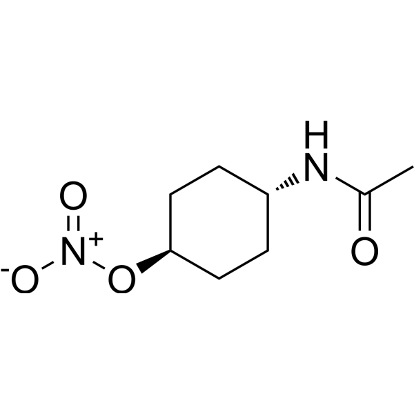 (4-Acetamidocyclohexyl) nitrate Chemical Structure