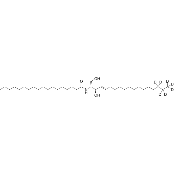 C18-Ceramide-d<sub>7</sub> Chemical Structure