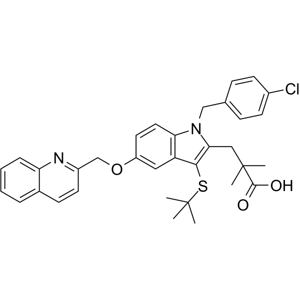 Quiflapon Chemical Structure