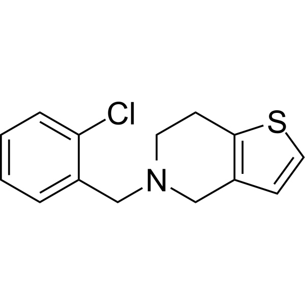 Ticlopidine Chemical Structure