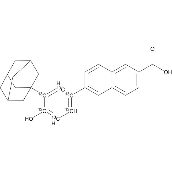 CD437-<sup>13</sup>C<sub>6</sub> Chemical Structure