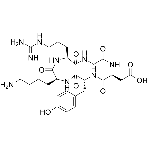 Cyclo(RGDyK) Chemical Structure