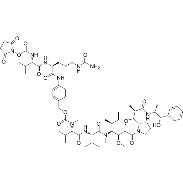 SuO-Val-Cit-PAB-MMAE Chemical Structure