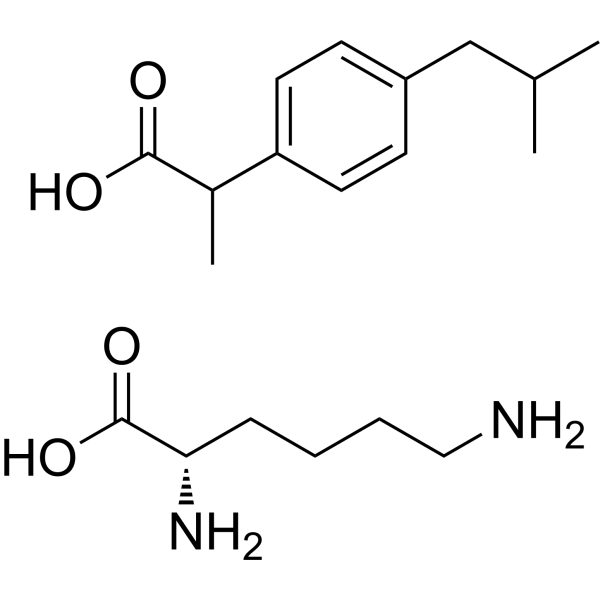 Ibuprofen L-lysine Chemical Structure