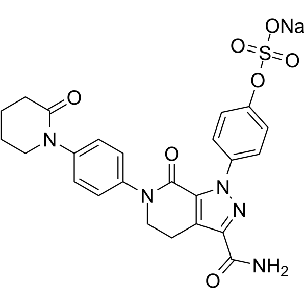 O-Desmethyl apixaban <em>sulfate</em> sodium