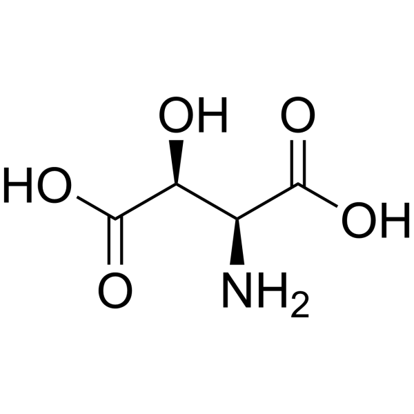 L-threo-3-Hydroxyaspartic acid Chemical Structure