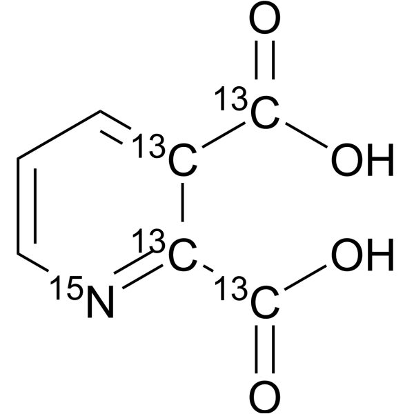 Quinolinic acid-13C4,15<em>N</em>
