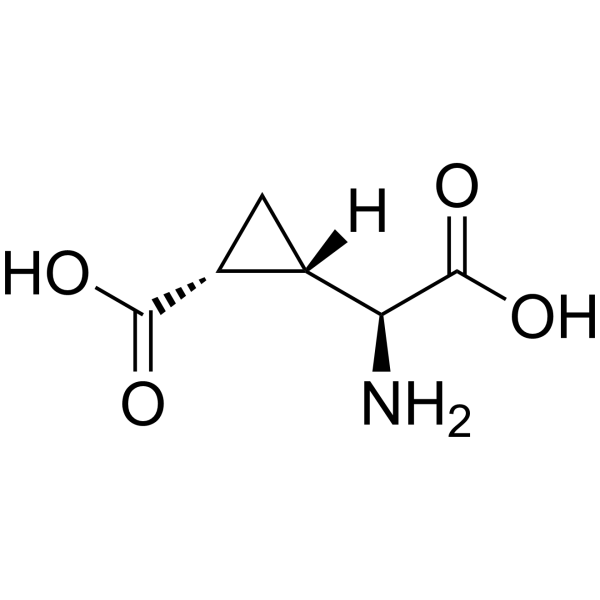 cis-α-(Carboxycyclopropyl)glycine Chemical Structure