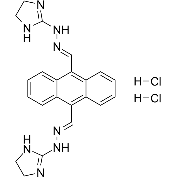 Bisantrene dihydrochloride Chemical Structure