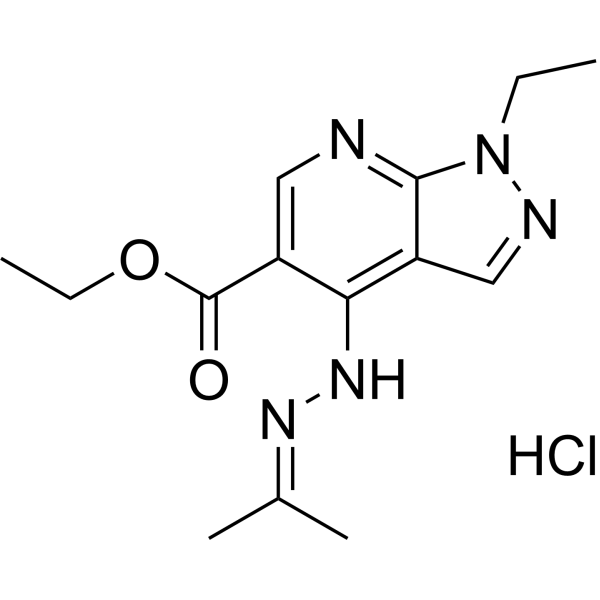 Etazolate hydrochloride Chemical Structure