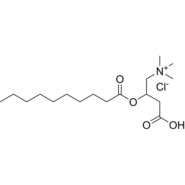 DL-Decanoylcarnitine chloride Chemical Structure