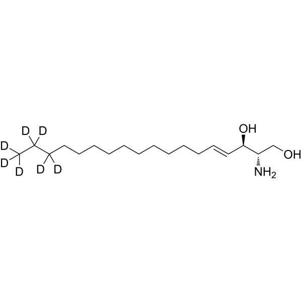 D-erythro-Sphingosine-d<sub>7</sub> Chemical Structure