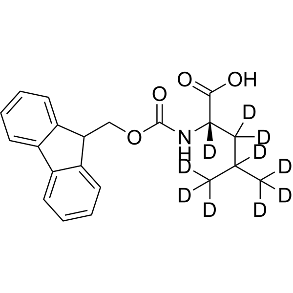 Fmoc-leucine-d<sub>10</sub> Chemical Structure
