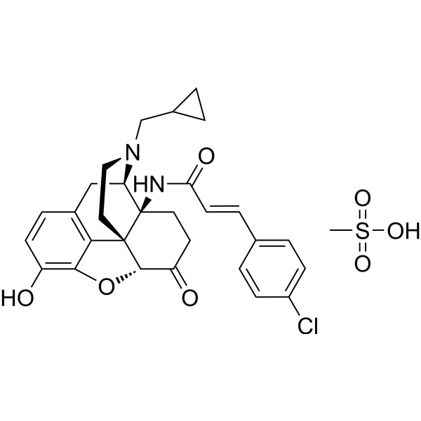 Clocinnamox mesylate Chemical Structure