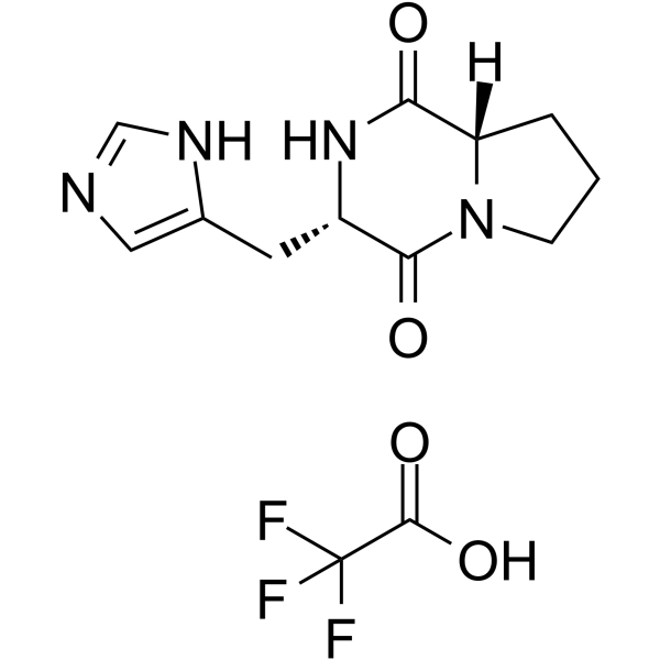 Cyclo(his-pro) TFA Chemical Structure