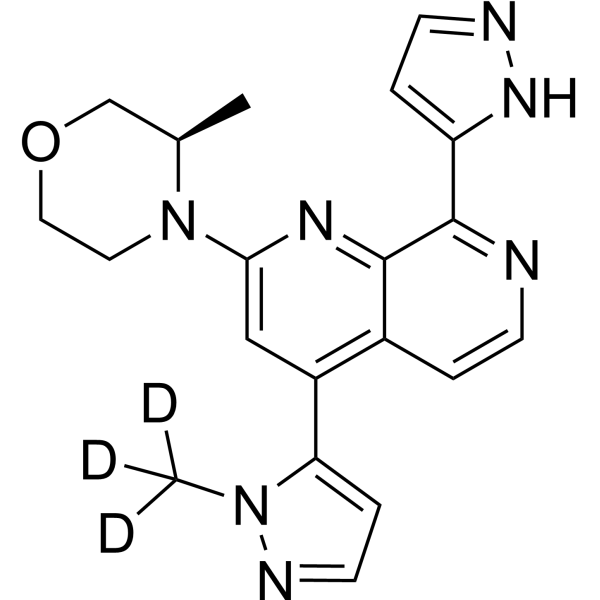 Elimusertib-d<sub>3</sub> Chemical Structure