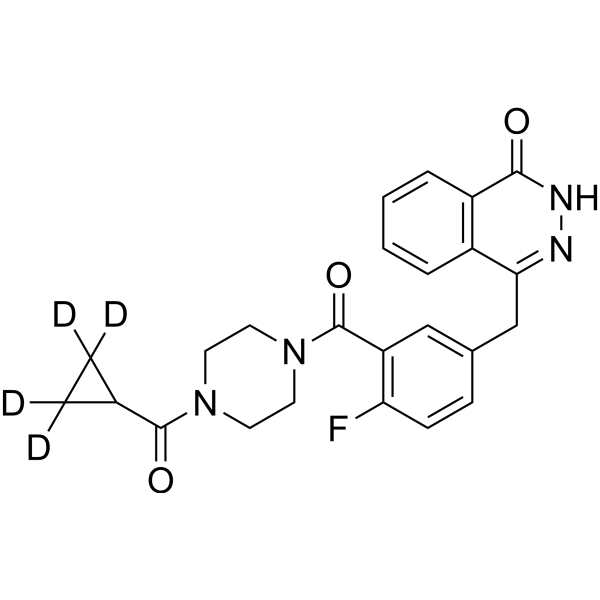 Olaparib-d<sub>4</sub>-1 Chemical Structure
