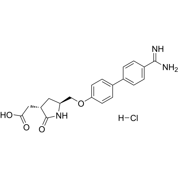 Fradafiban hydrochloride Chemical Structure