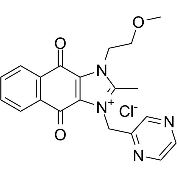 Sepantronium hydrochloride Chemical Structure
