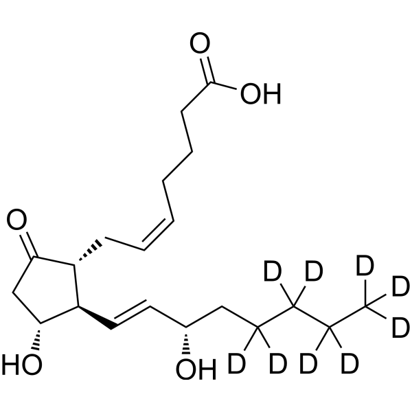 Prostaglandin E2-d<sub>9</sub> Chemical Structure