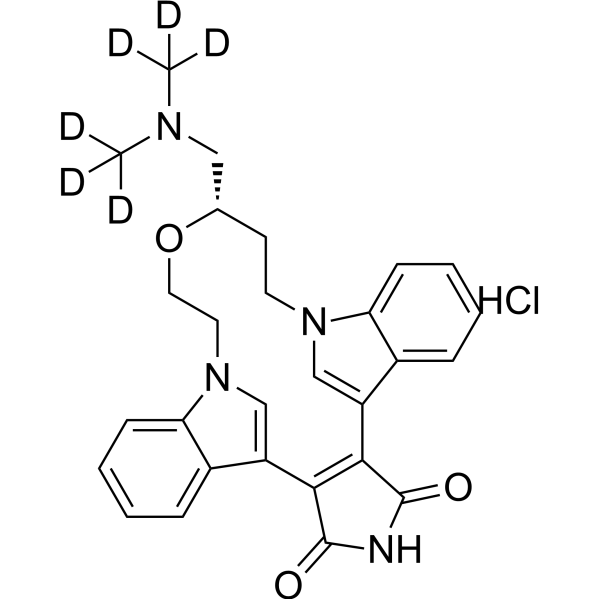 Ruboxistaurin-d<sub>6</sub> hydrochloride Chemical Structure