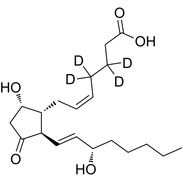 Prostaglandin D2-d<sub>4</sub> Chemical Structure