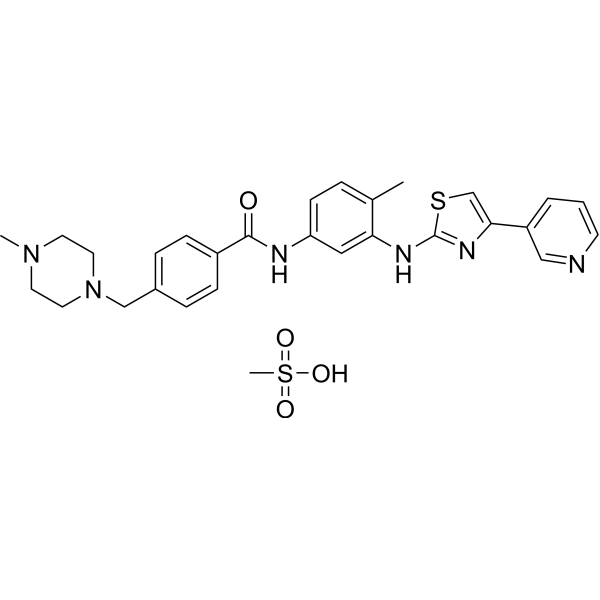 Masitinib mesylate Chemical Structure