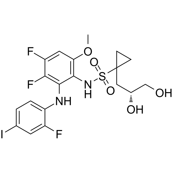 Refametinib (<em>R</em> enantiomer)
