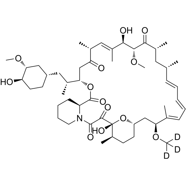 Rapamycin-d<sub>3</sub> Chemical Structure