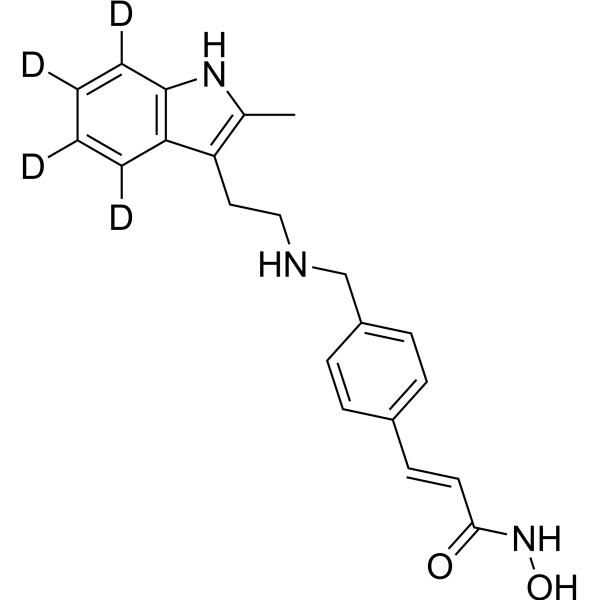 Panobinostat-d<sub>4</sub> Chemical Structure