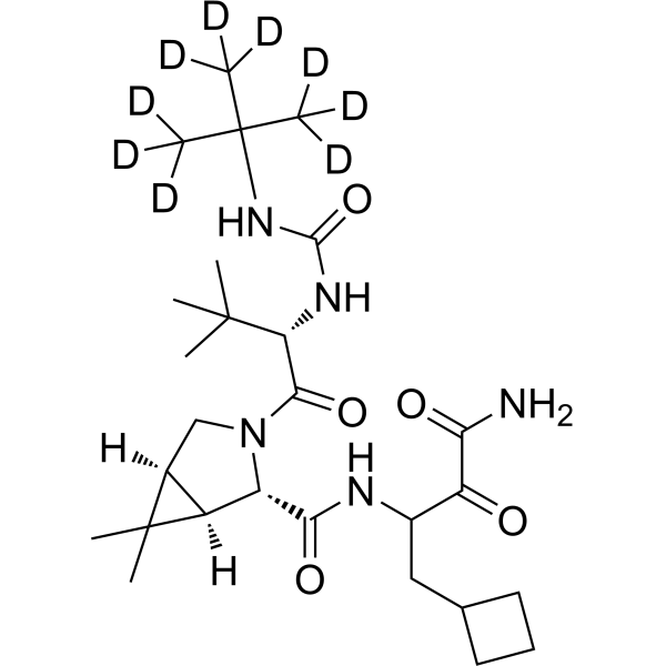 Boceprevir-d<sub>9</sub> Chemical Structure