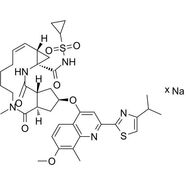 Simeprevir sodium Chemical Structure