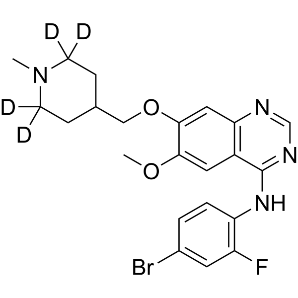 Vandetanib-d<sub>4</sub> Chemical Structure