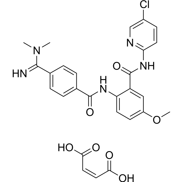 Betrixaban maleate Chemical Structure