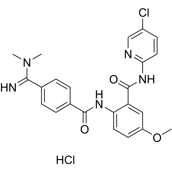 Betrixaban hydrochloride Chemical Structure