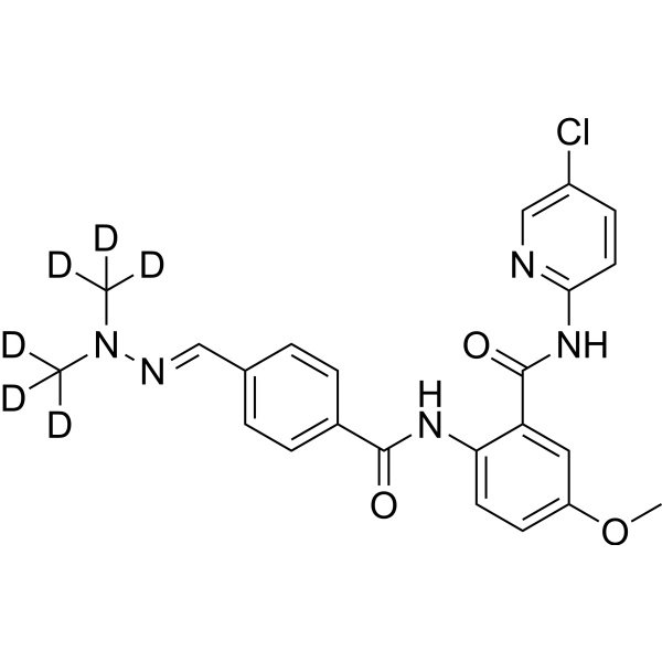 Betrixaban-d<sub>6</sub> Chemical Structure