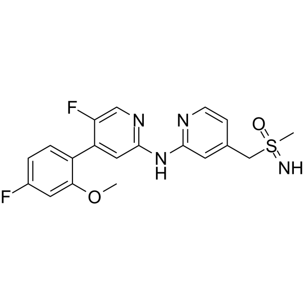 (±)-Enitociclib Chemical Structure
