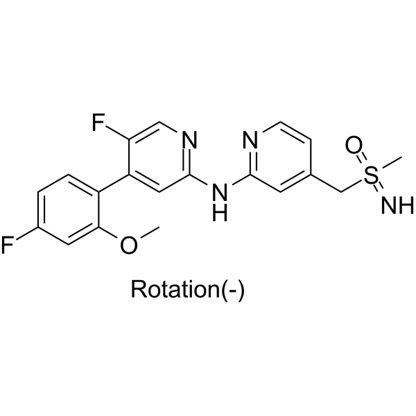 (-)-Enitociclib Chemical Structure