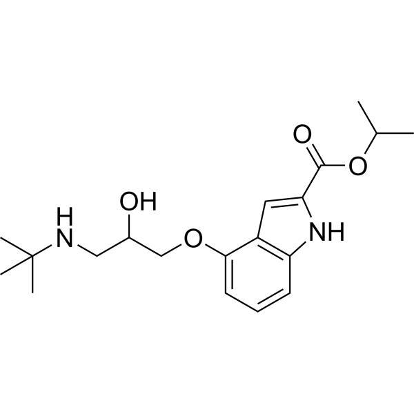 Carpindolol Chemical Structure