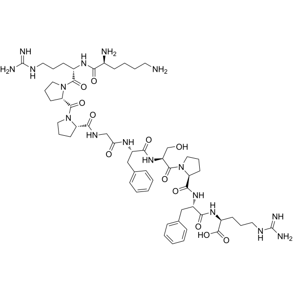 Lys-Bradykinin Chemical Structure