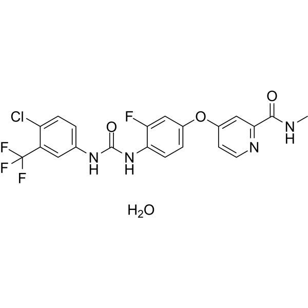 Regorafenib monohydrate Chemical Structure