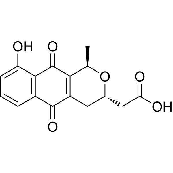 Dihydrokalafungin Chemical Structure