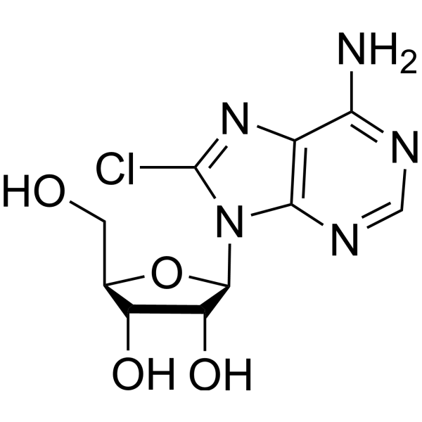 8-Chloroadenosine Chemical Structure