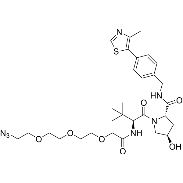(S,R,S)-AHPC-PEG3-N3 Chemical Structure